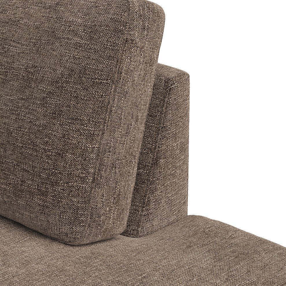 Nova Right Hand Corner Chaise Sofa in Arlan Smokestone Fabric 11