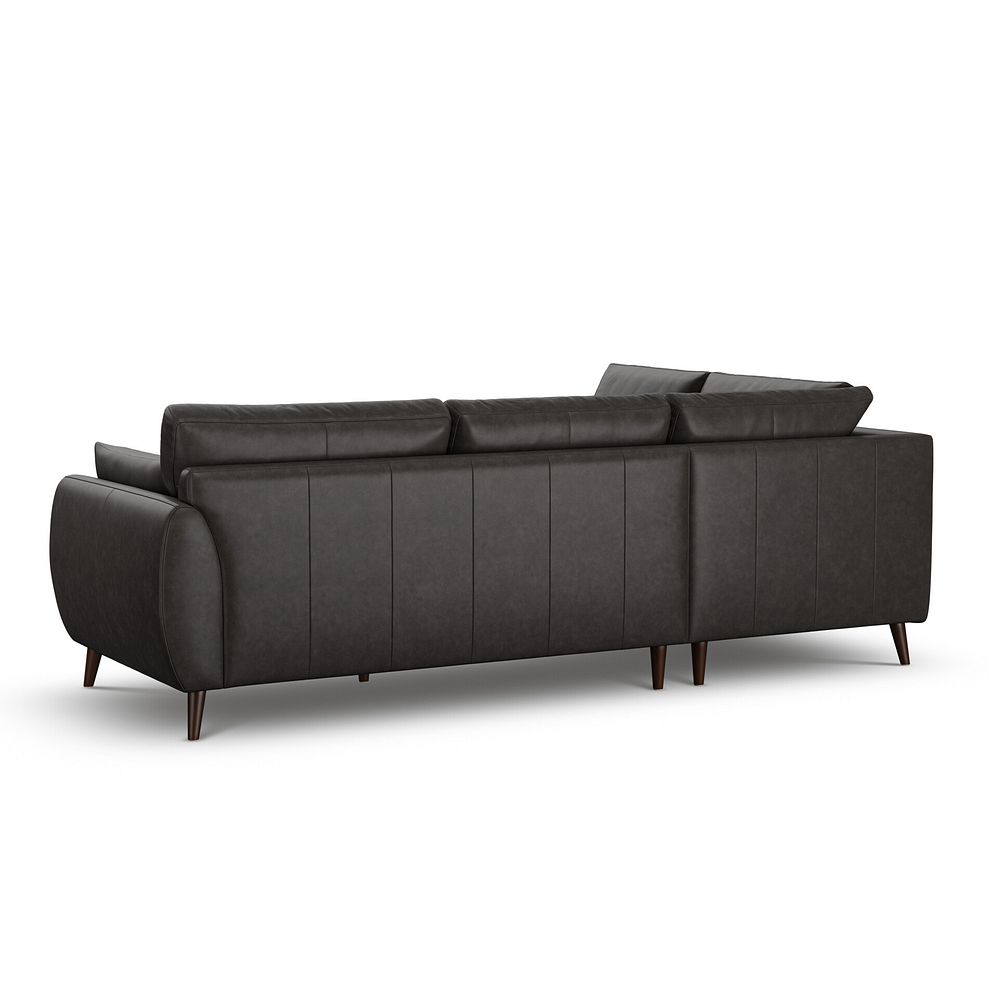 Nova Right Hand Corner Chaise Sofa in Ash Leather 3