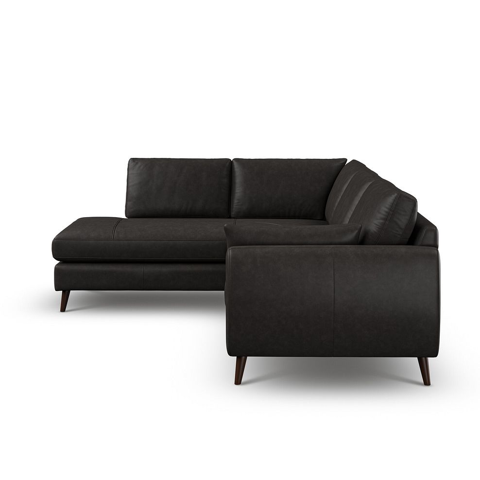 Nova Right Hand Corner Chaise Sofa in Ash Leather 5