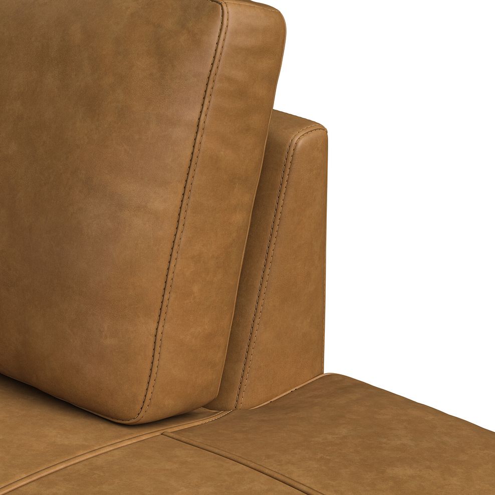 Nova Right Hand Corner Chaise Sofa in Brown Leather 11