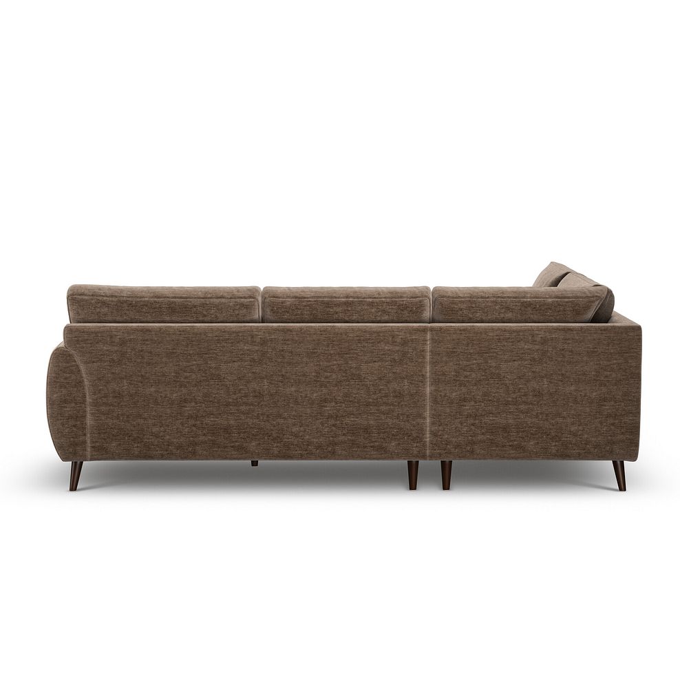 Nova Right Hand Corner Chaise Sofa in Canna Cocoa Fabric 4