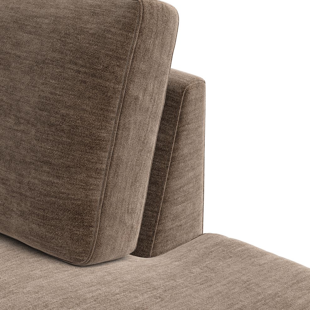 Nova Right Hand Corner Chaise Sofa in Canna Cocoa Fabric 11