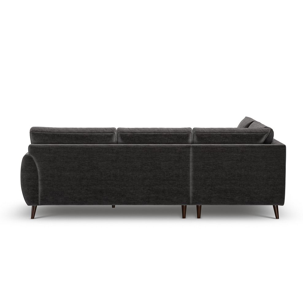 Nova Right Hand Corner Chaise Sofa in Canna Dark Grey Fabric 4