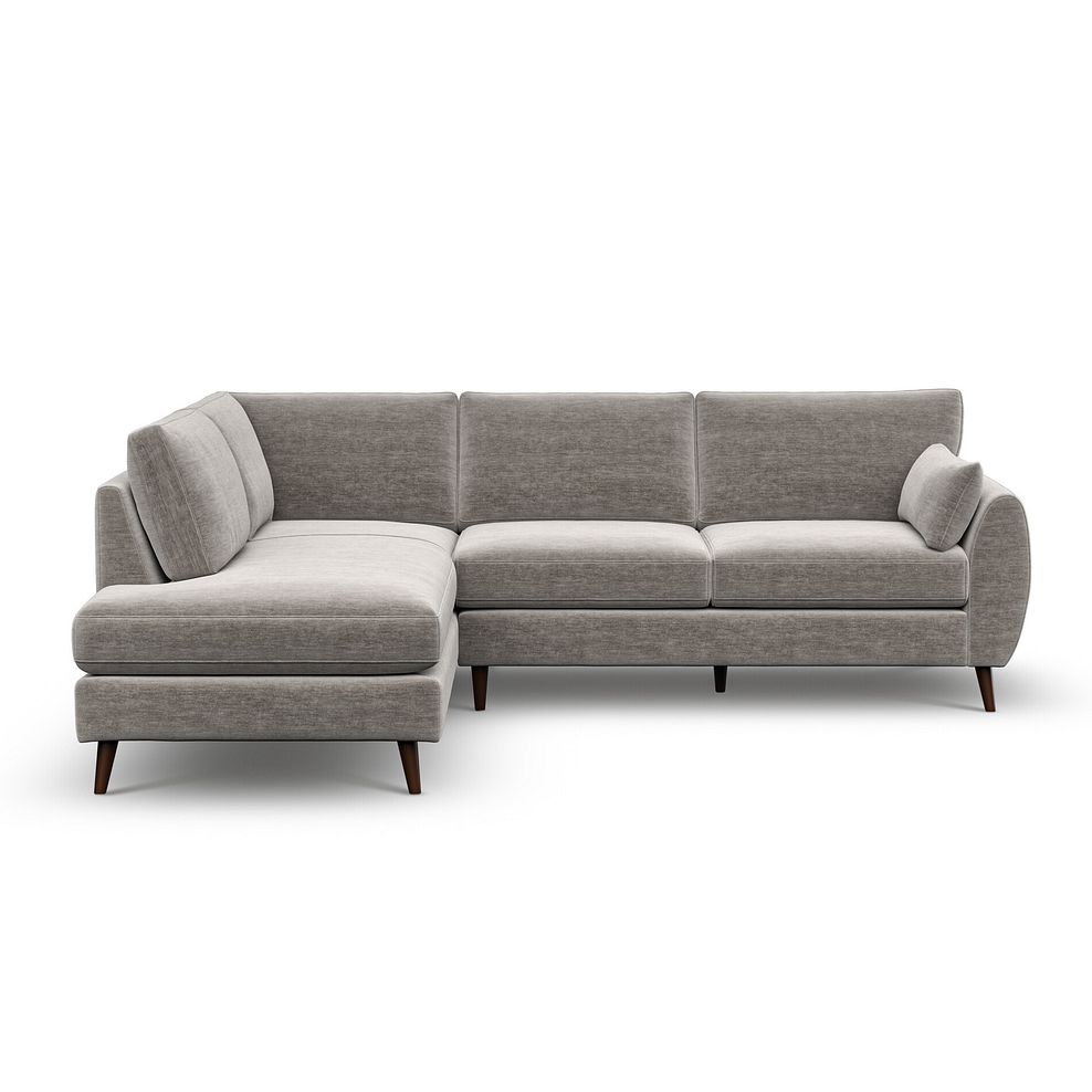 Nova Right Hand Corner Chaise Sofa in Canna Grey Fabric 2