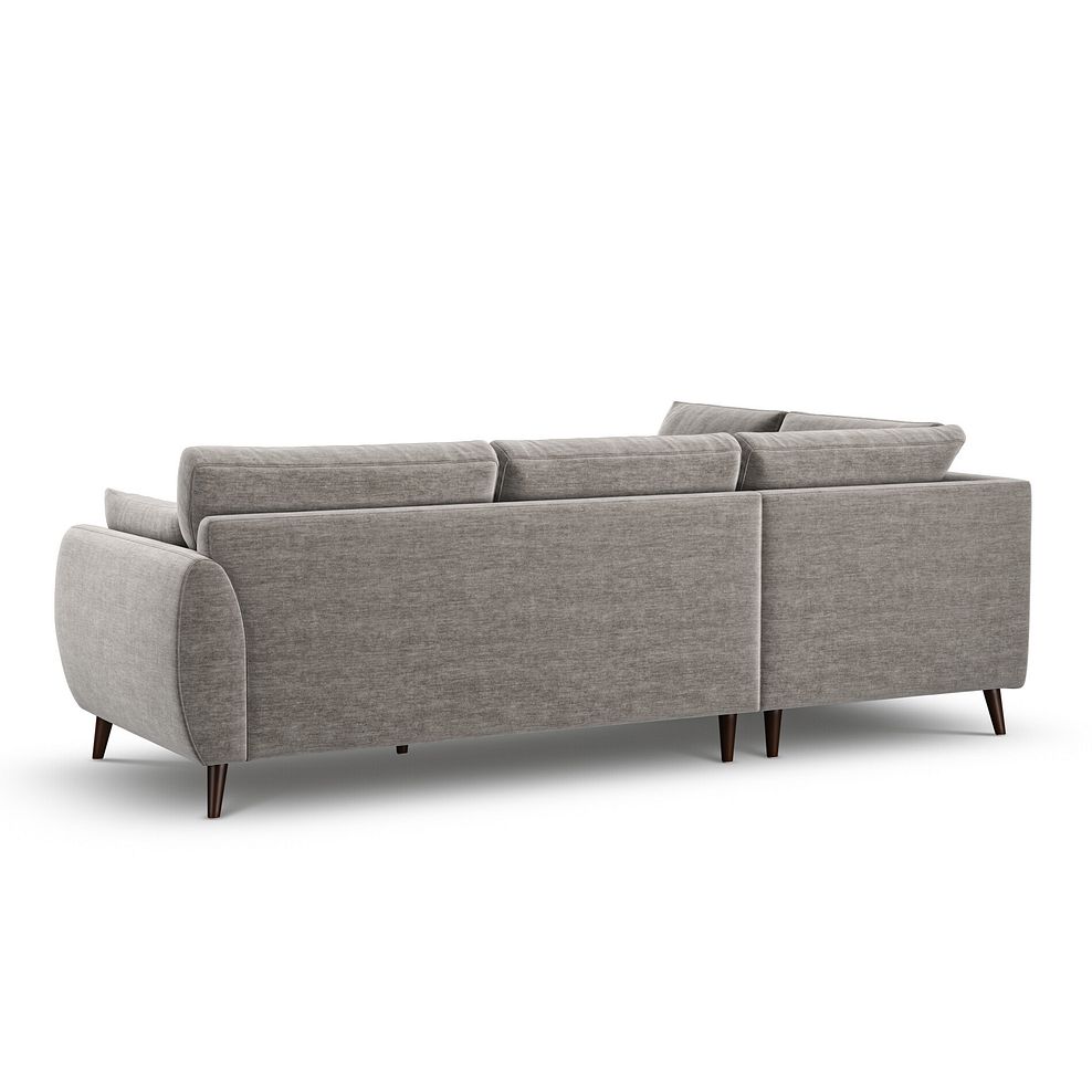 Nova Right Hand Corner Chaise Sofa in Canna Grey Fabric 3