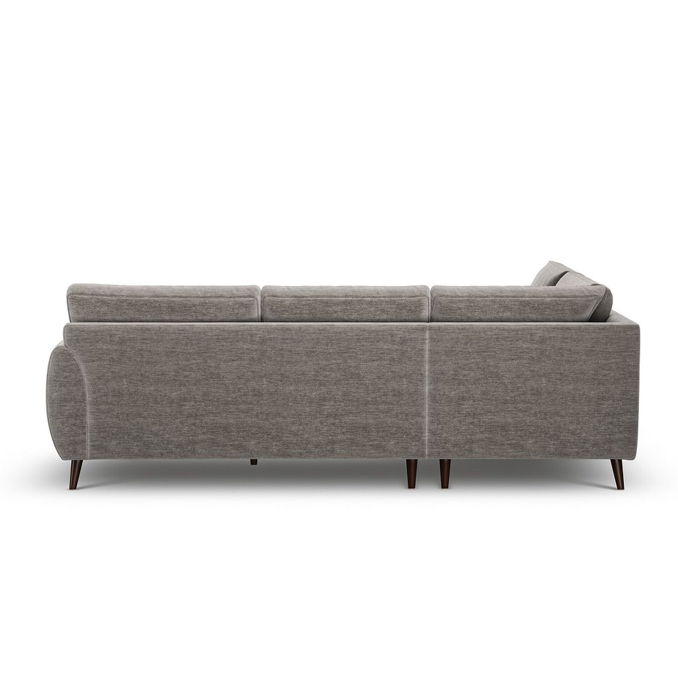 Nova Right Hand Corner Chaise Sofa in Canna Grey Fabric 4