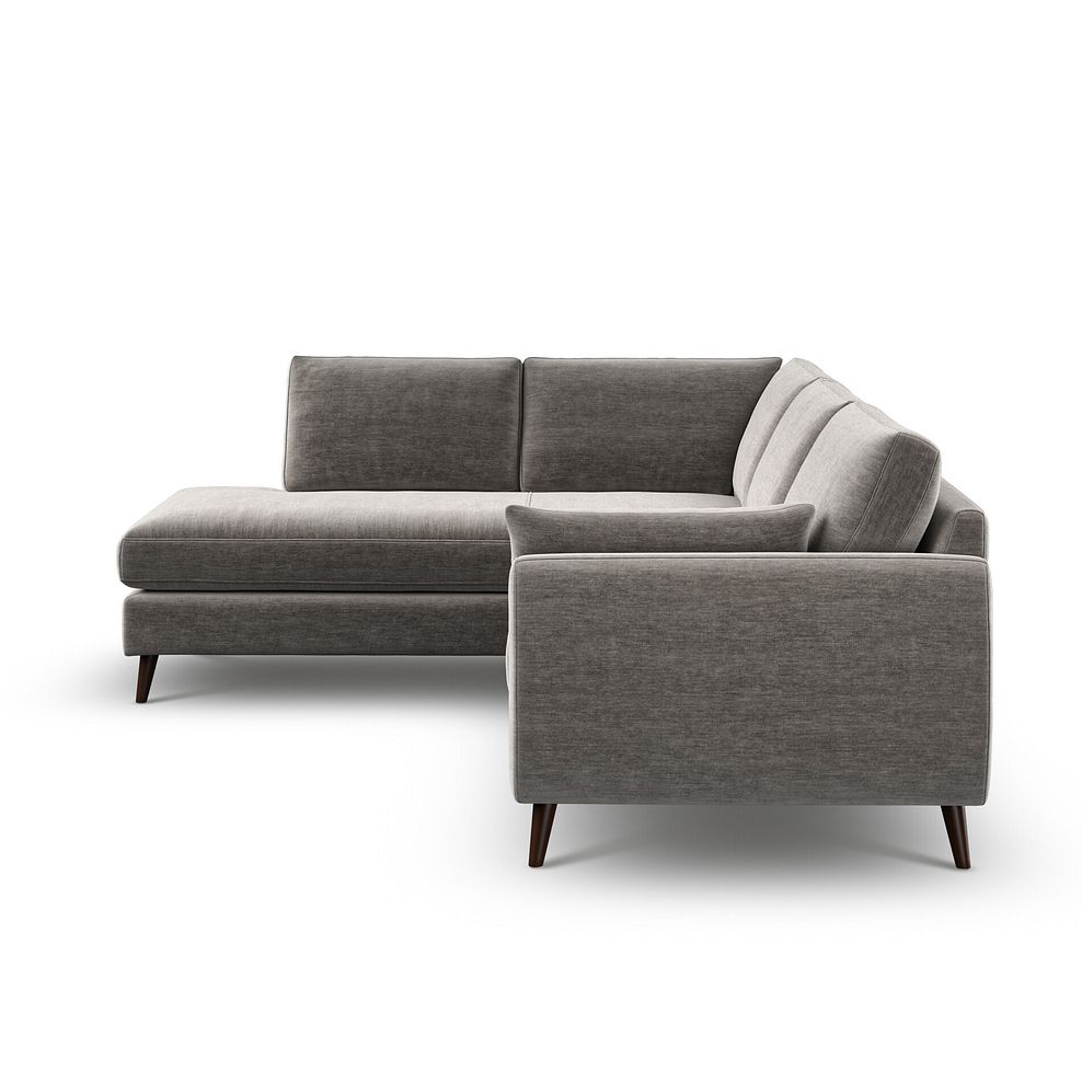 Nova Right Hand Corner Chaise Sofa in Canna Grey Fabric 5