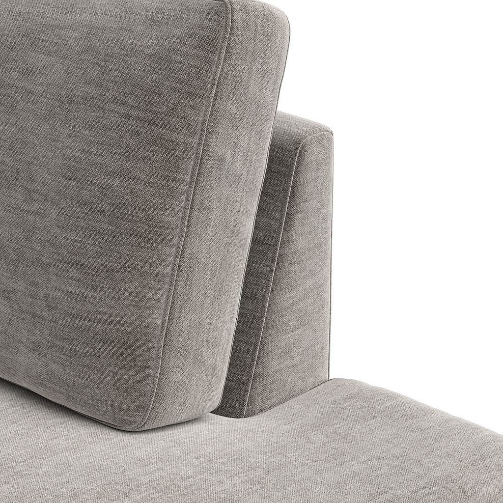 Nova Right Hand Corner Chaise Sofa in Canna Grey Fabric 11