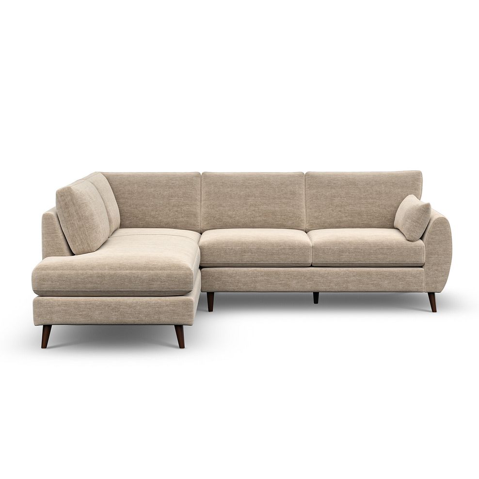 Nova Right Hand Corner Chaise Sofa in Canna Sand Fabric 2