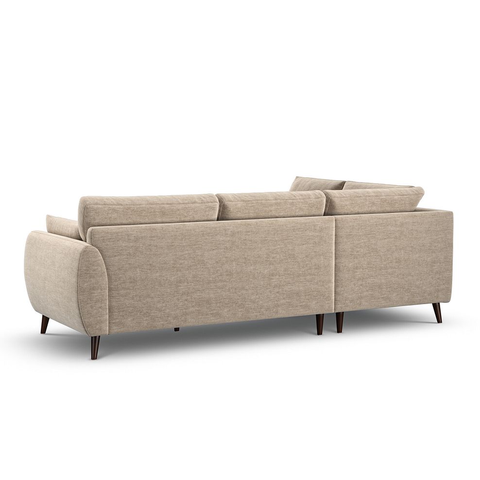 Nova Right Hand Corner Chaise Sofa in Canna Sand Fabric 3