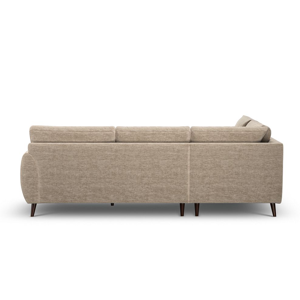 Nova Right Hand Corner Chaise Sofa in Canna Sand Fabric 4