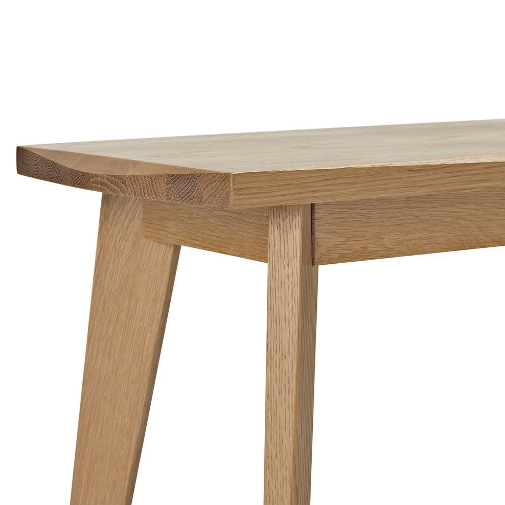 Oaklee Natural Oak Extending Dining Table + 2 Oaklee Solid Oak Benches 10