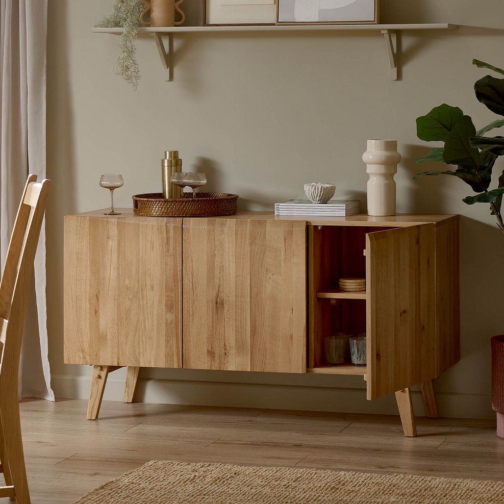 Oaklee Natural Oak Large Sideboard 3