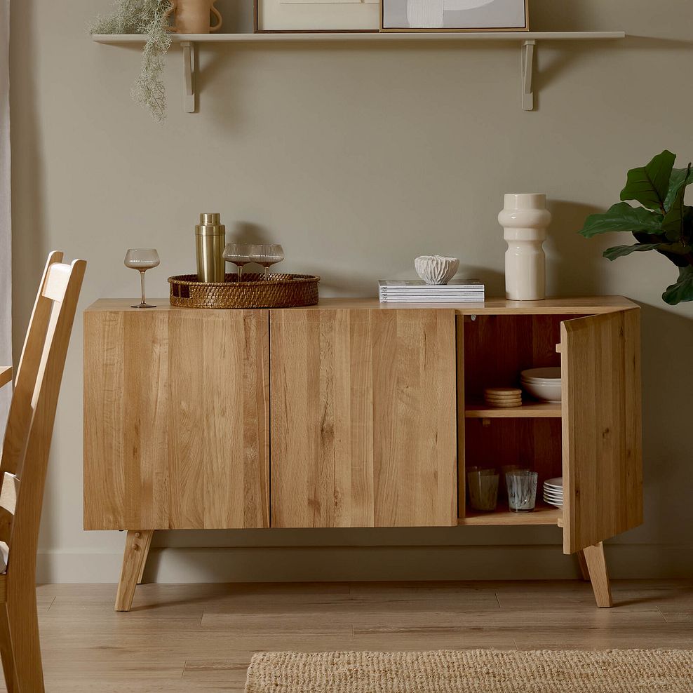Oaklee Natural Oak Large Sideboard 4
