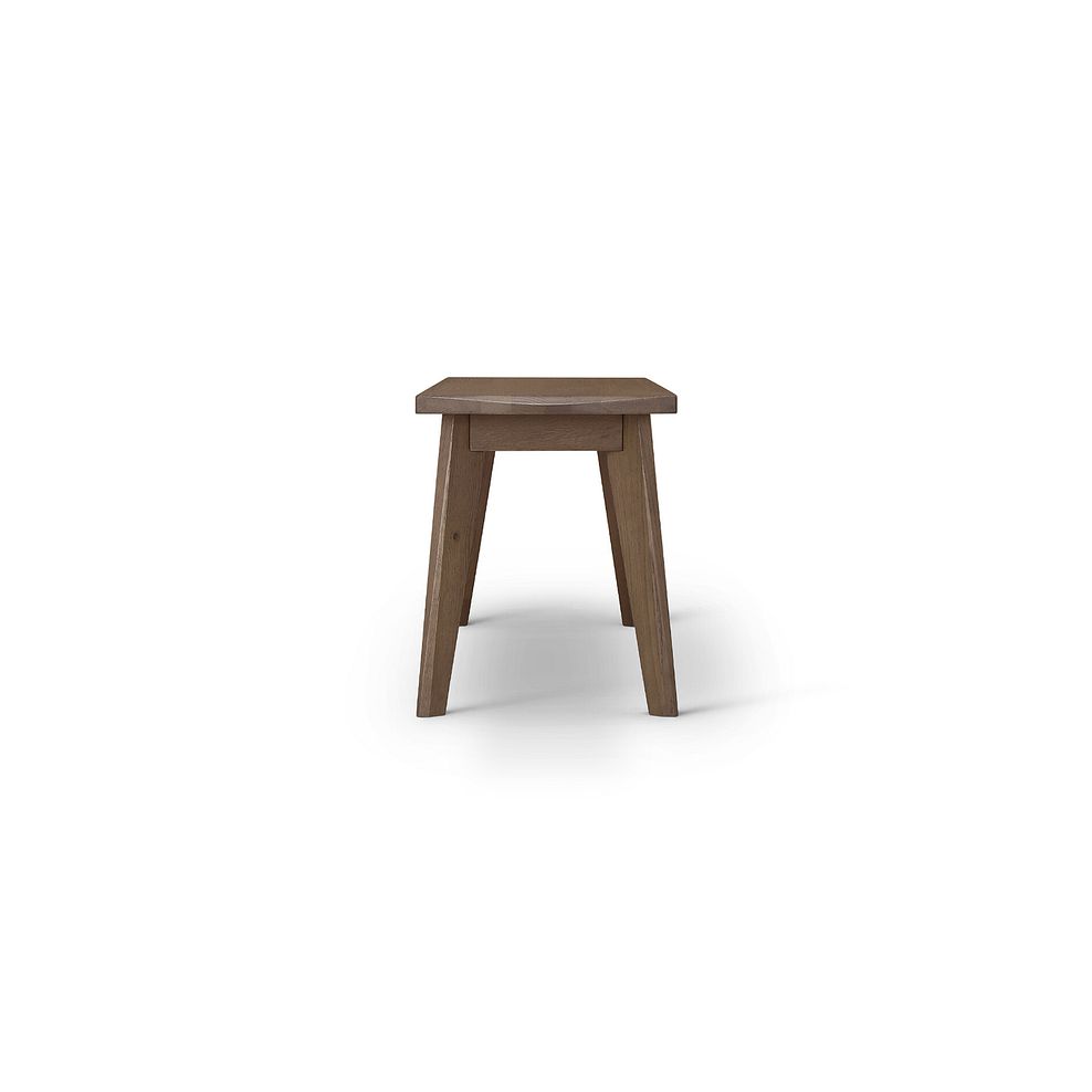 Oaklee Walnut Stained Solid Oak Dining Bench 140cm 6