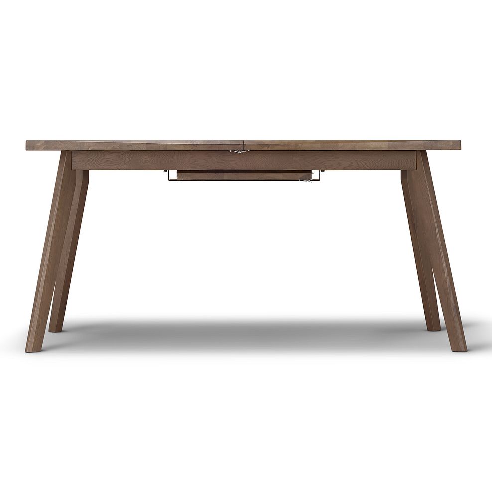 Oaklee Walnut Stained Solid Oak Extendable Dining Table 160-210cm 7