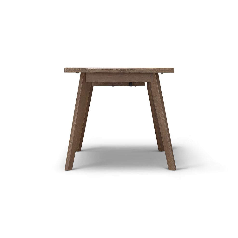 Oaklee Walnut Stained Solid Oak Extendable Dining Table 160-210cm 8