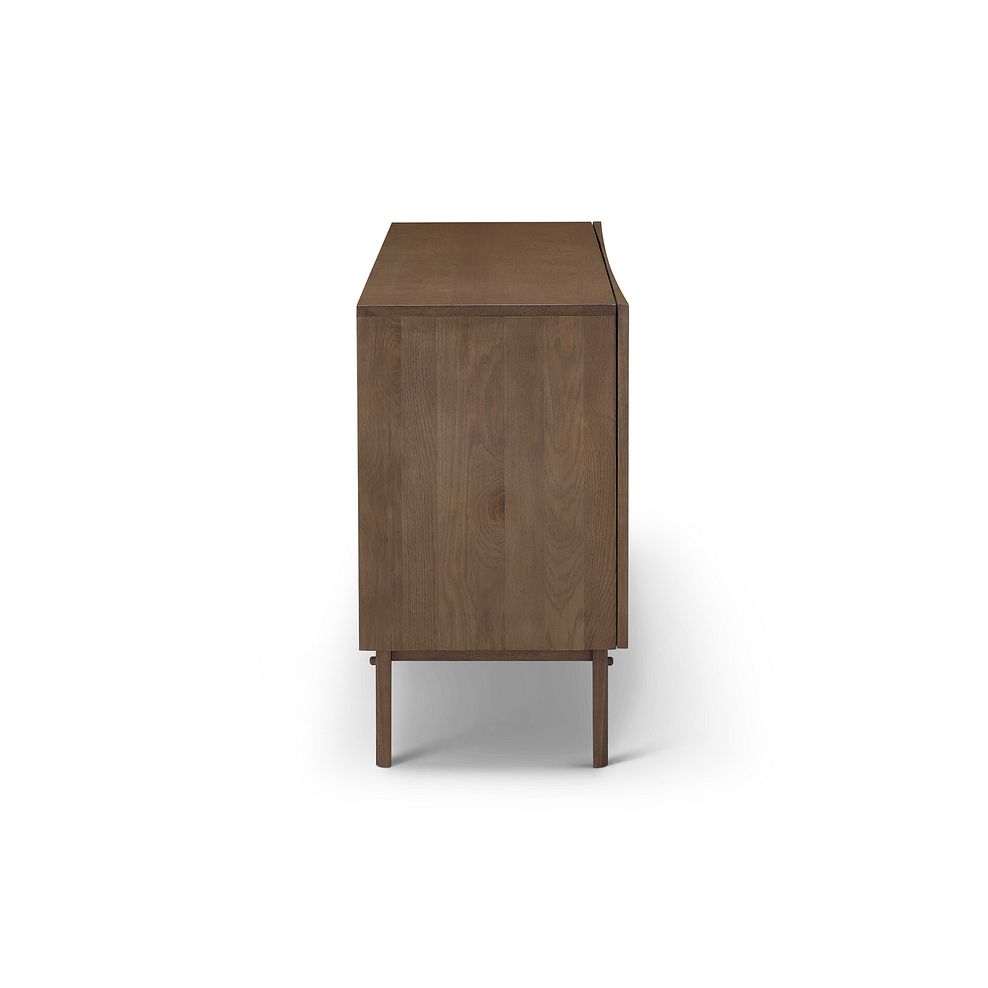 Oaklee Walnut Stained Solid Oak Large Sideboard 10