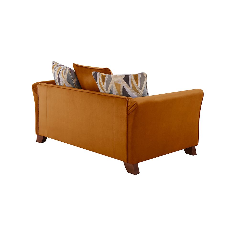 Pillow Back Velvet 2 Seater Sofa Claremont Oak Furnitureland