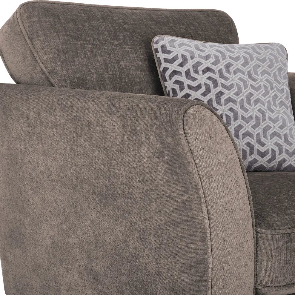 Odette Armchair in Adele Biscuit Fabric 5