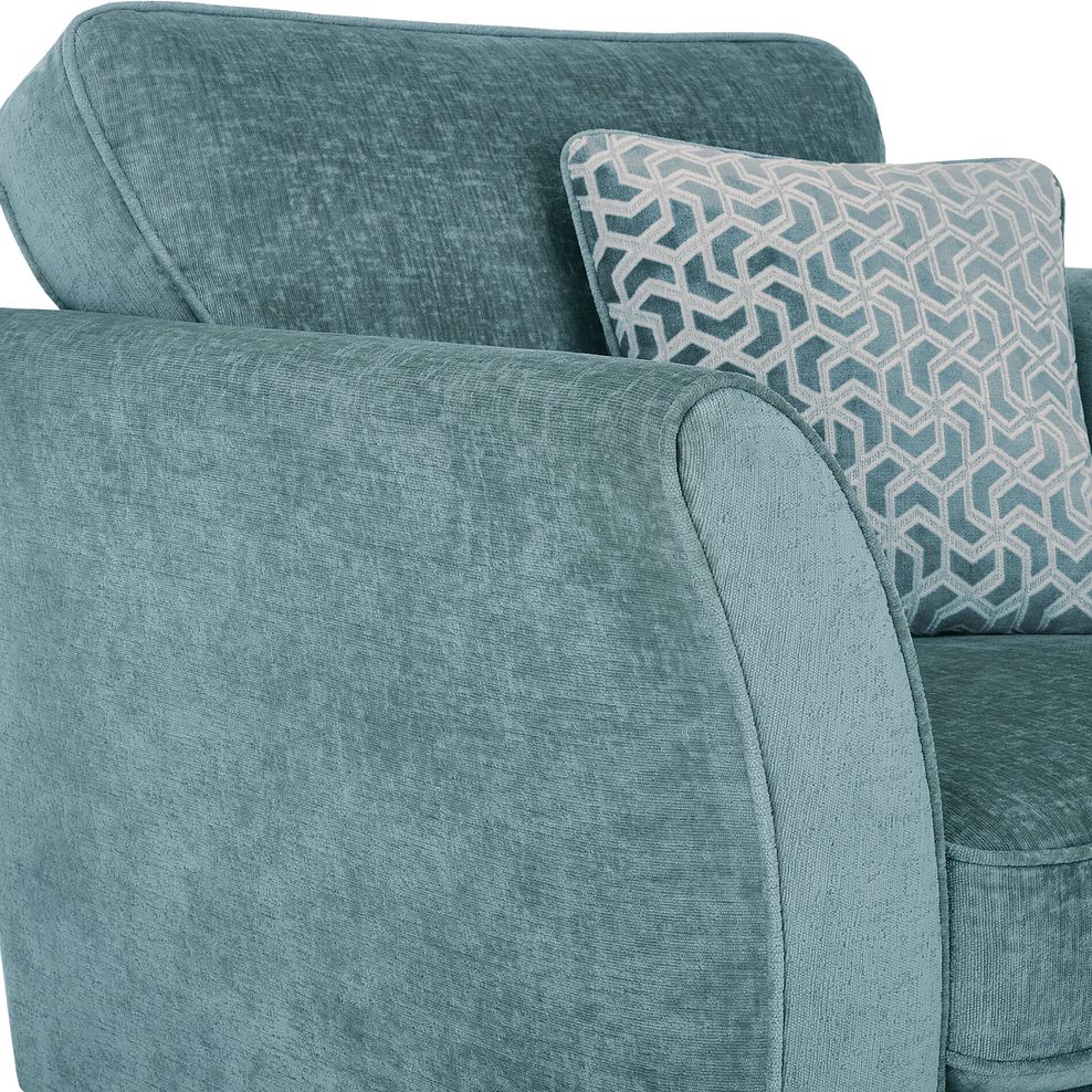 Odette Armchair in Adele Jade Fabric Thumbnail 5