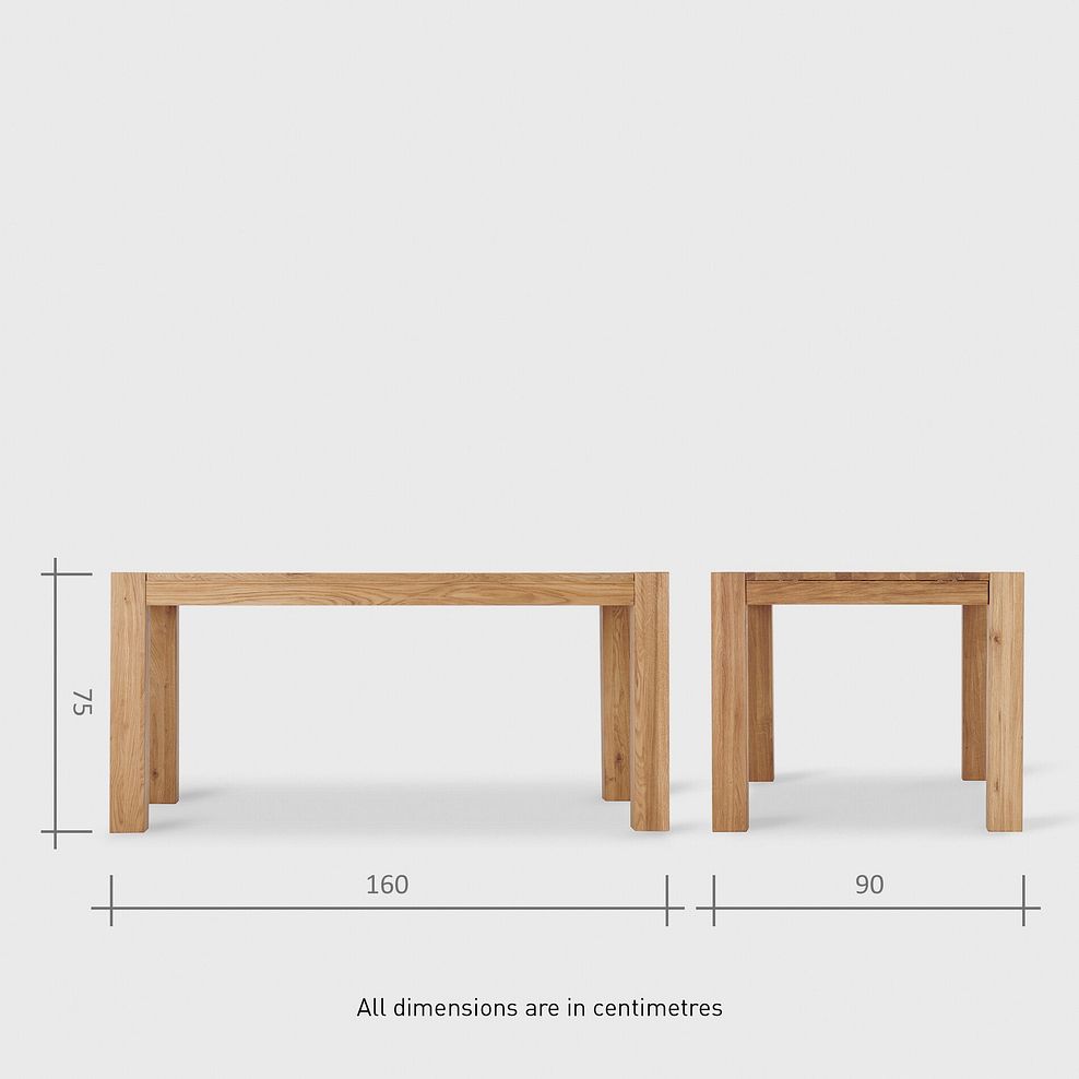 Ontario European Oak Dining Table + 2 Harper Chairs in Stone Fabric + 2 Ontario Benches 17