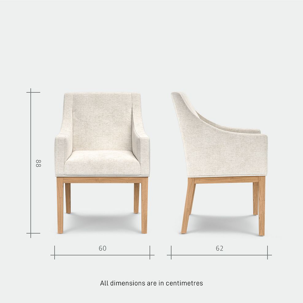 Ontario European Oak Dining Table + 2 Harper Chairs in Stone Fabric and 1 Ontario Bench 19