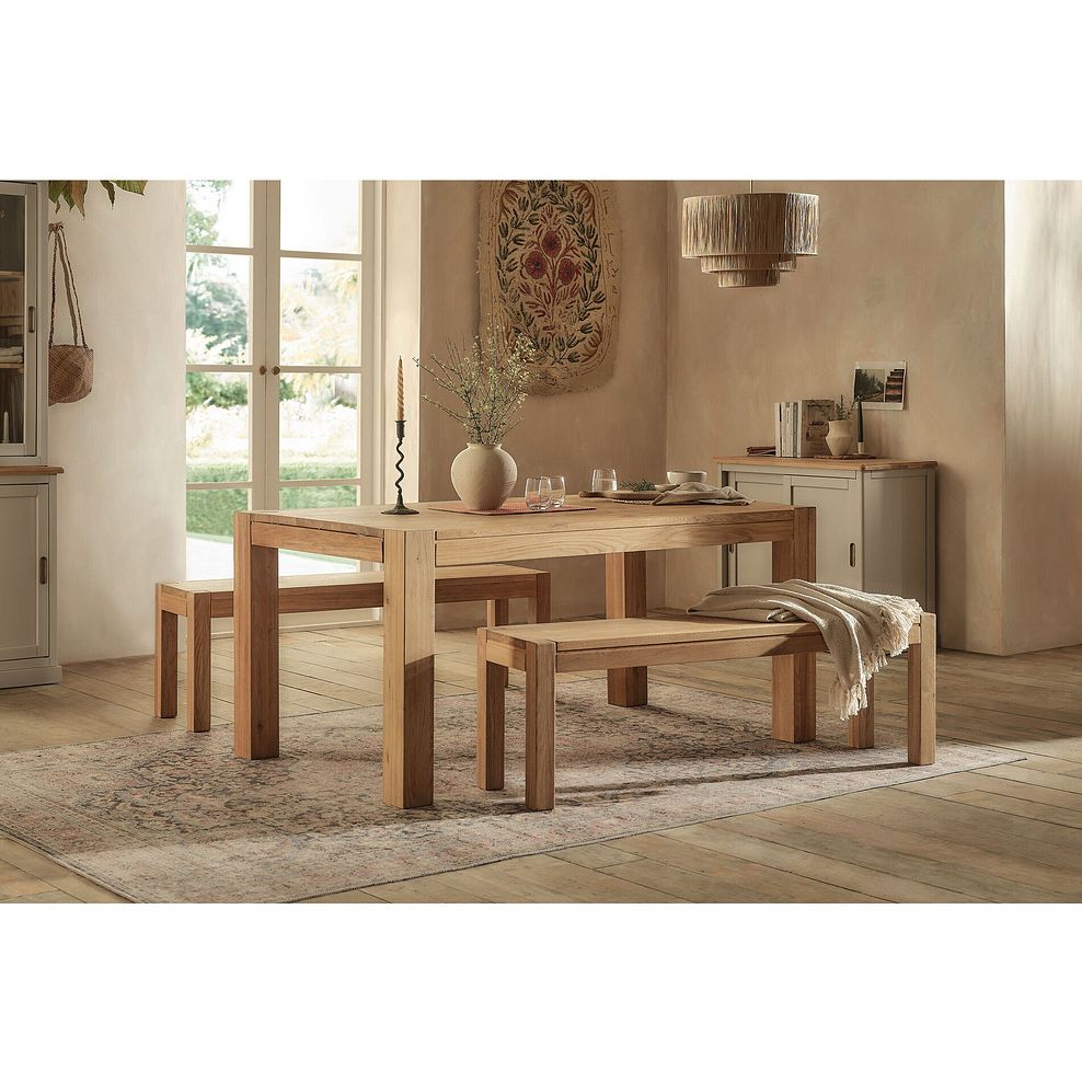 Ontario European Oak Bench 2