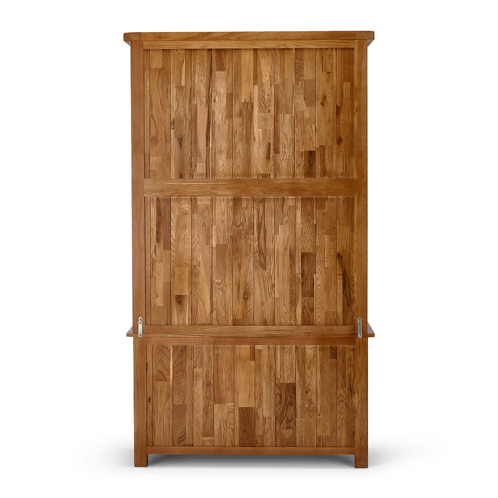 Original Rustic Solid Oak Large Larder 9