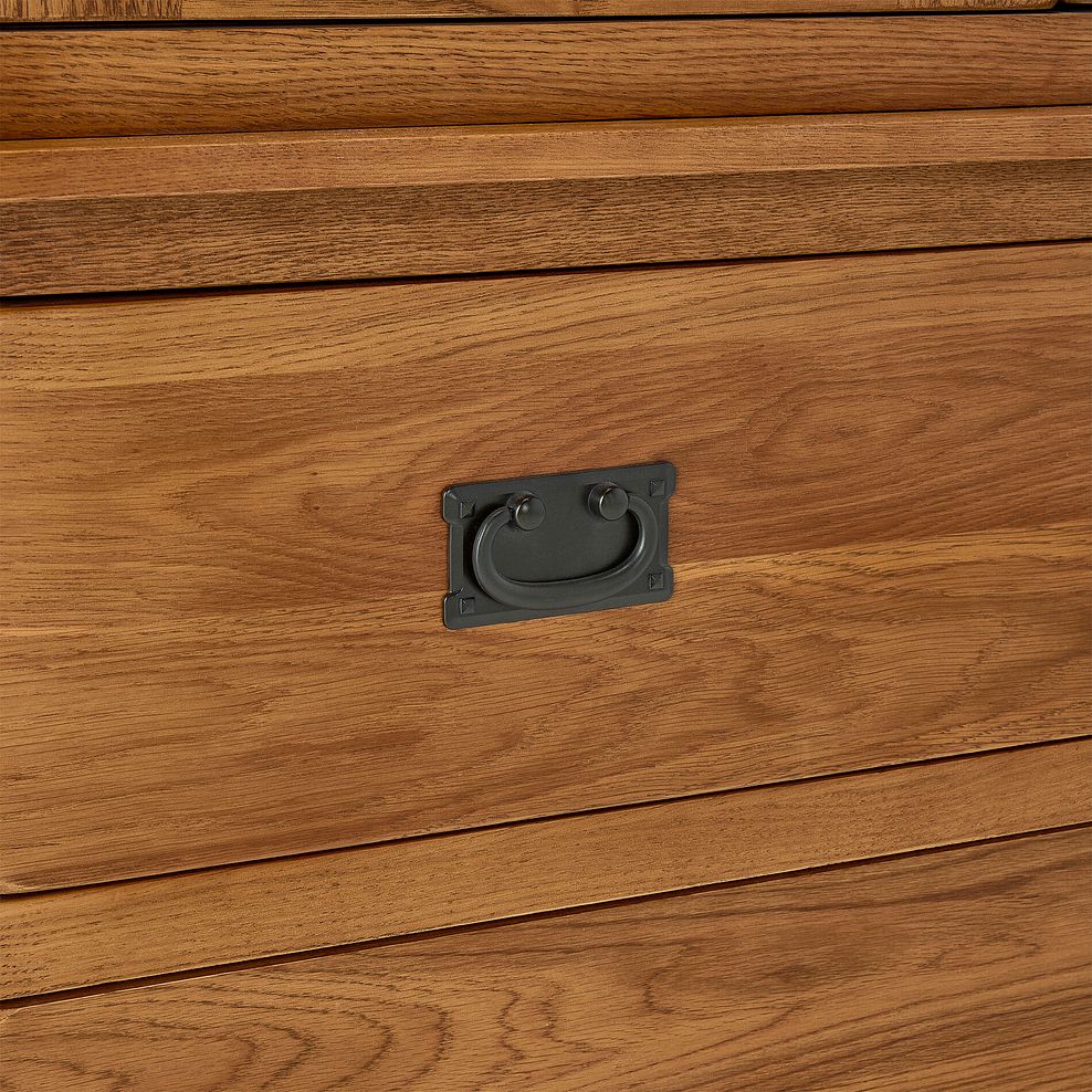 Original Rustic Solid Oak Large Larder 11