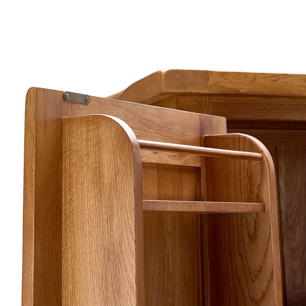 Original Rustic Solid Oak Large Larder 17