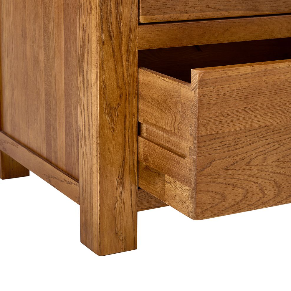 Original Rustic Solid Oak Small Larder 8