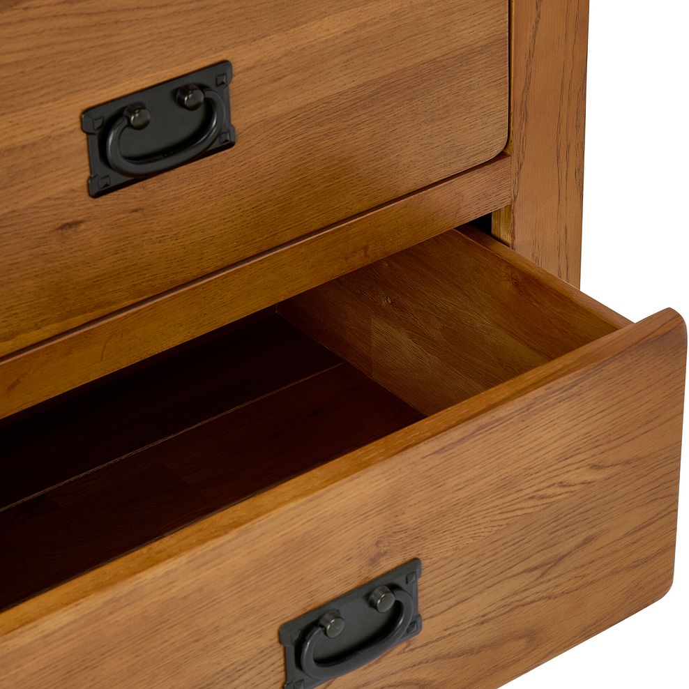 Original Rustic Solid Oak Small Larder 9