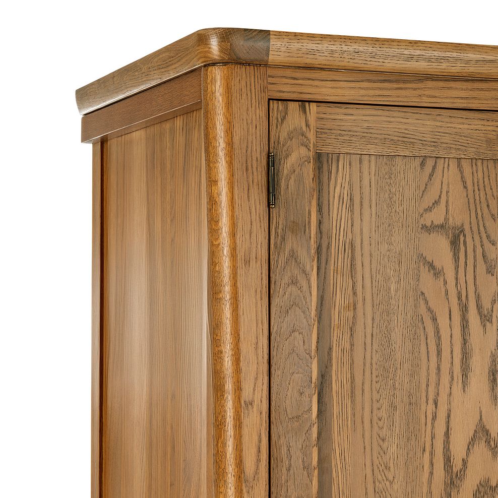 Orrick Rustic Solid Oak Double Wardrobe 4