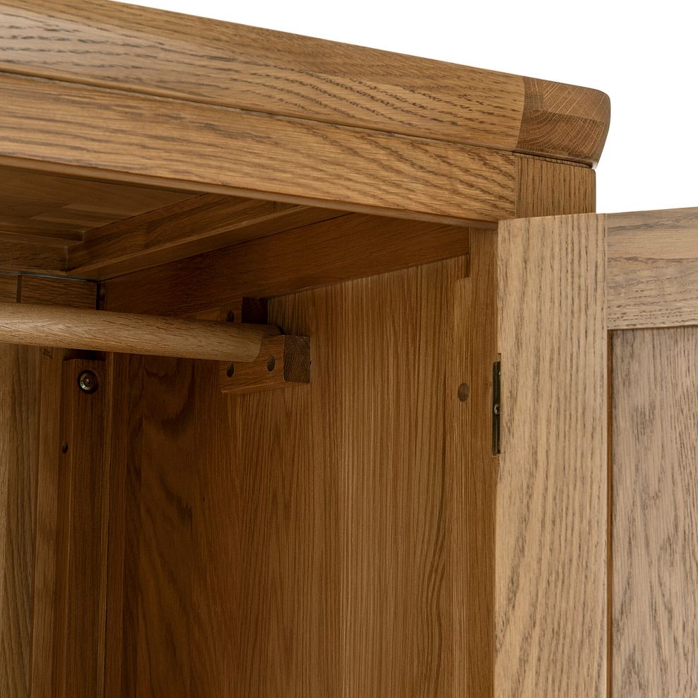 Orrick Rustic Solid Oak Double Wardrobe 7