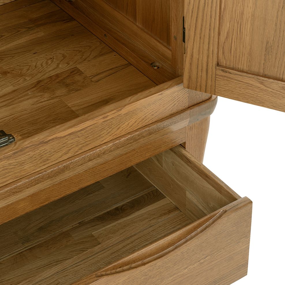 Orrick Rustic Solid Oak Double Wardrobe 9