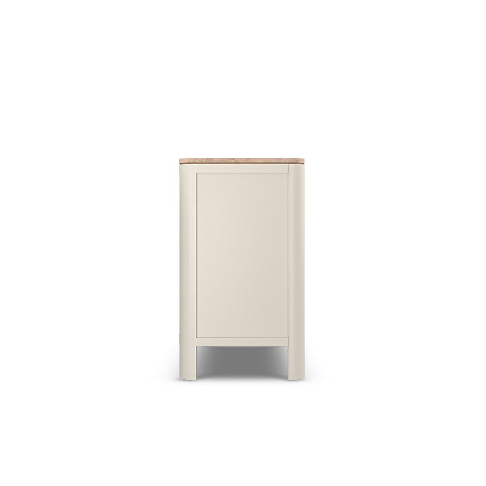 Otto Smoked Oak and Cashmere Painted Small Sideboard 6