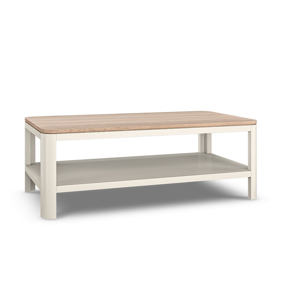 Otto Smoked Oak Finish and Cashmere Painted Coffee Table 3