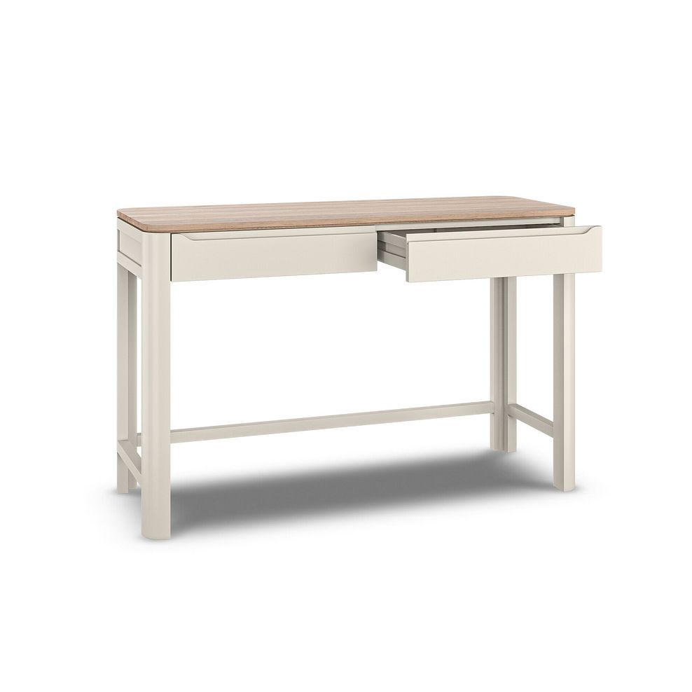 Otto Smoked Oak Finish and Cashmere Painted Dressing Table 4