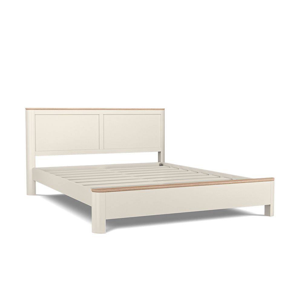 Otto Smoked Oak Finish and Cashmere Painted King-Size Bed 4