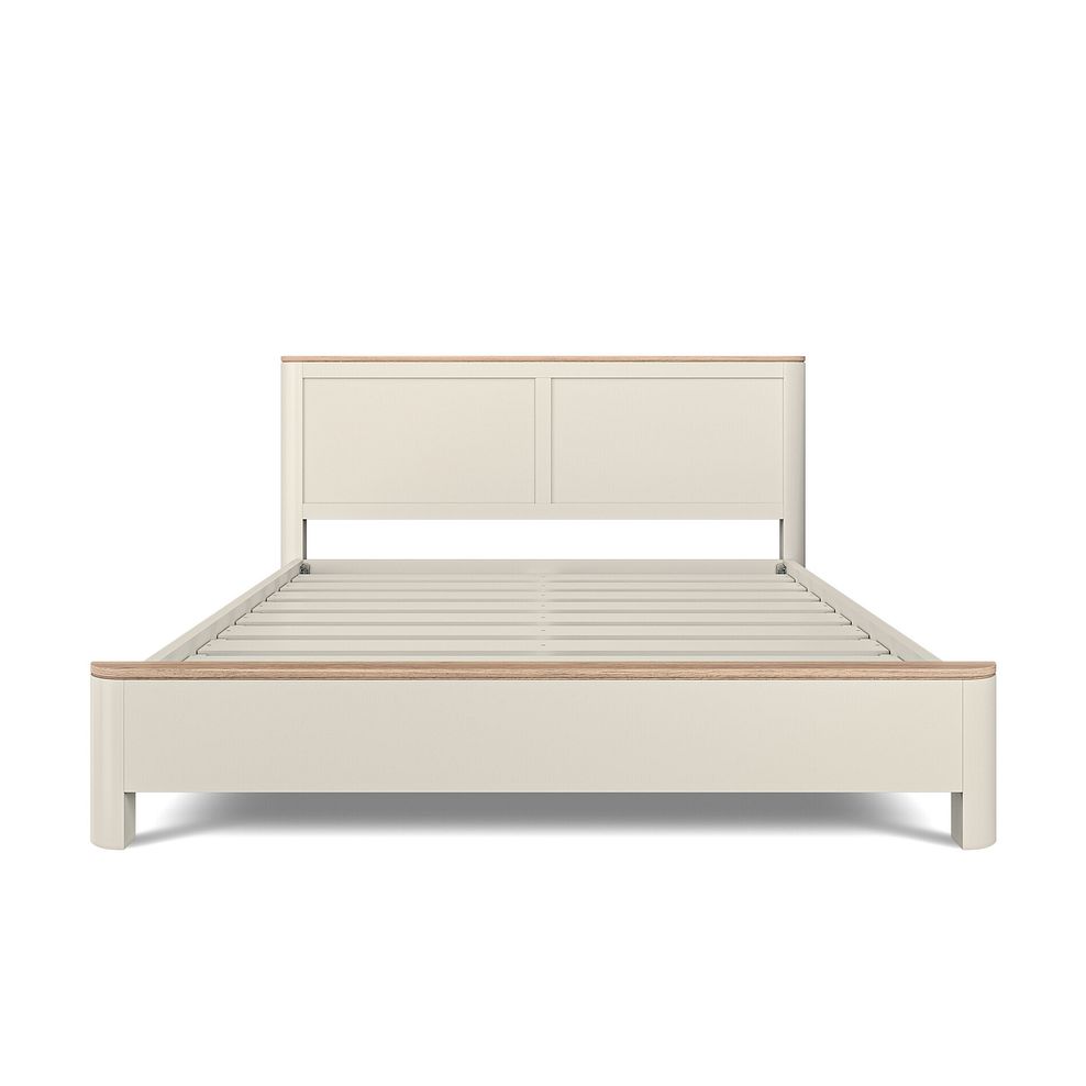 Otto Smoked Oak Finish and Cashmere Painted King-Size Bed 5