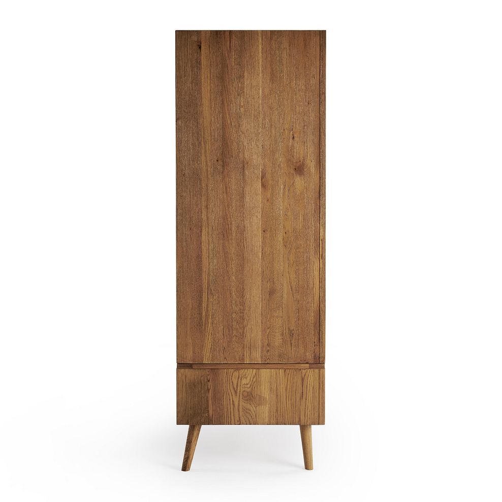 Parquet Brushed and Glazed Oak Double Wardrobe 3