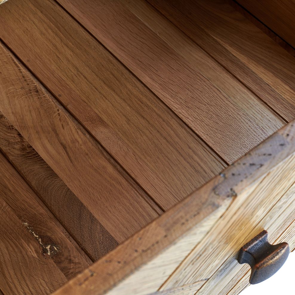 Parquet Brushed and Glazed Oak Double Wardrobe 4