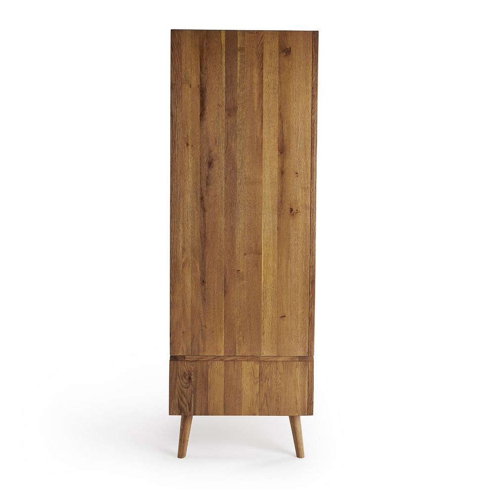 Parquet Brushed and Glazed Oak Triple Wardrobe 3