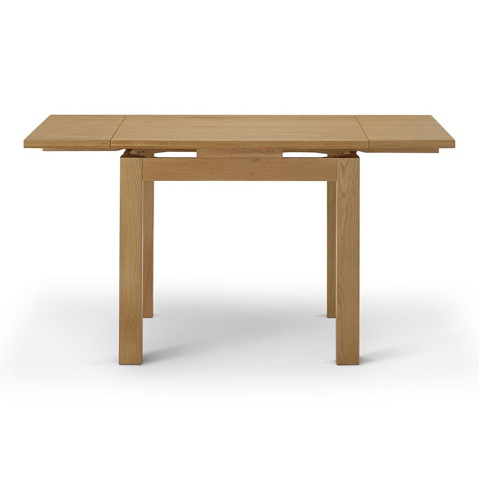 Pembroke Natural Extending Dining Table and 4 Classic Natural Oak Chairs with Verona Cream Fabric 5