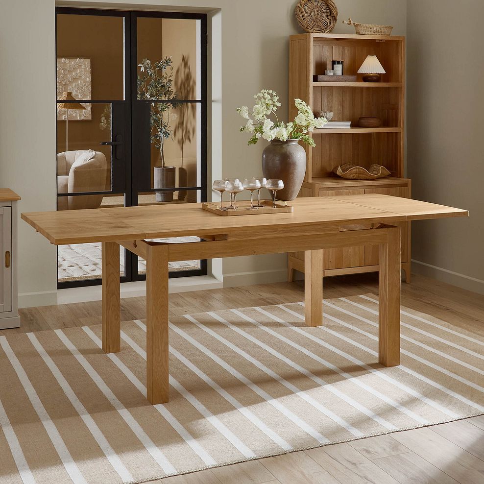 Pembroke Natural Solid Oak Extending Dining Table 140-220cm 2