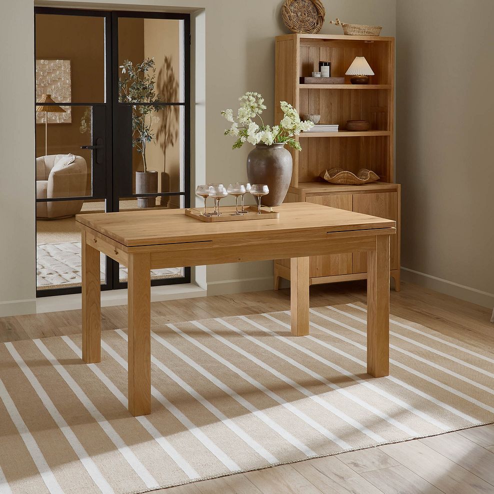 Pembroke Natural Solid Oak Extending Dining Table 140-220cm 1