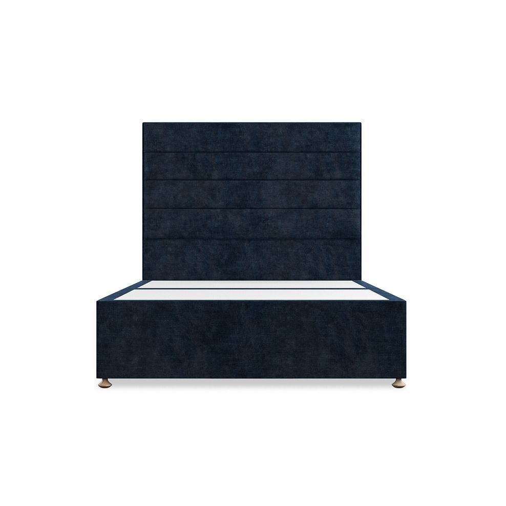 Penryn Double 2 Drawer Divan Bed in Heritage Velvet - Royal Blue 3