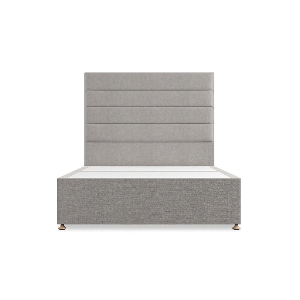 Penryn Double 2 Drawer Divan Bed in Venice Fabric - Grey 3