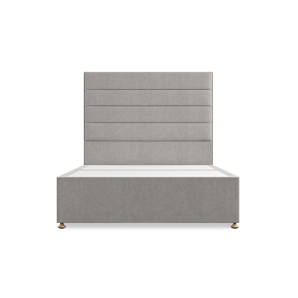 Penryn Double 4 Drawer Divan Bed in Venice Fabric - Grey 3